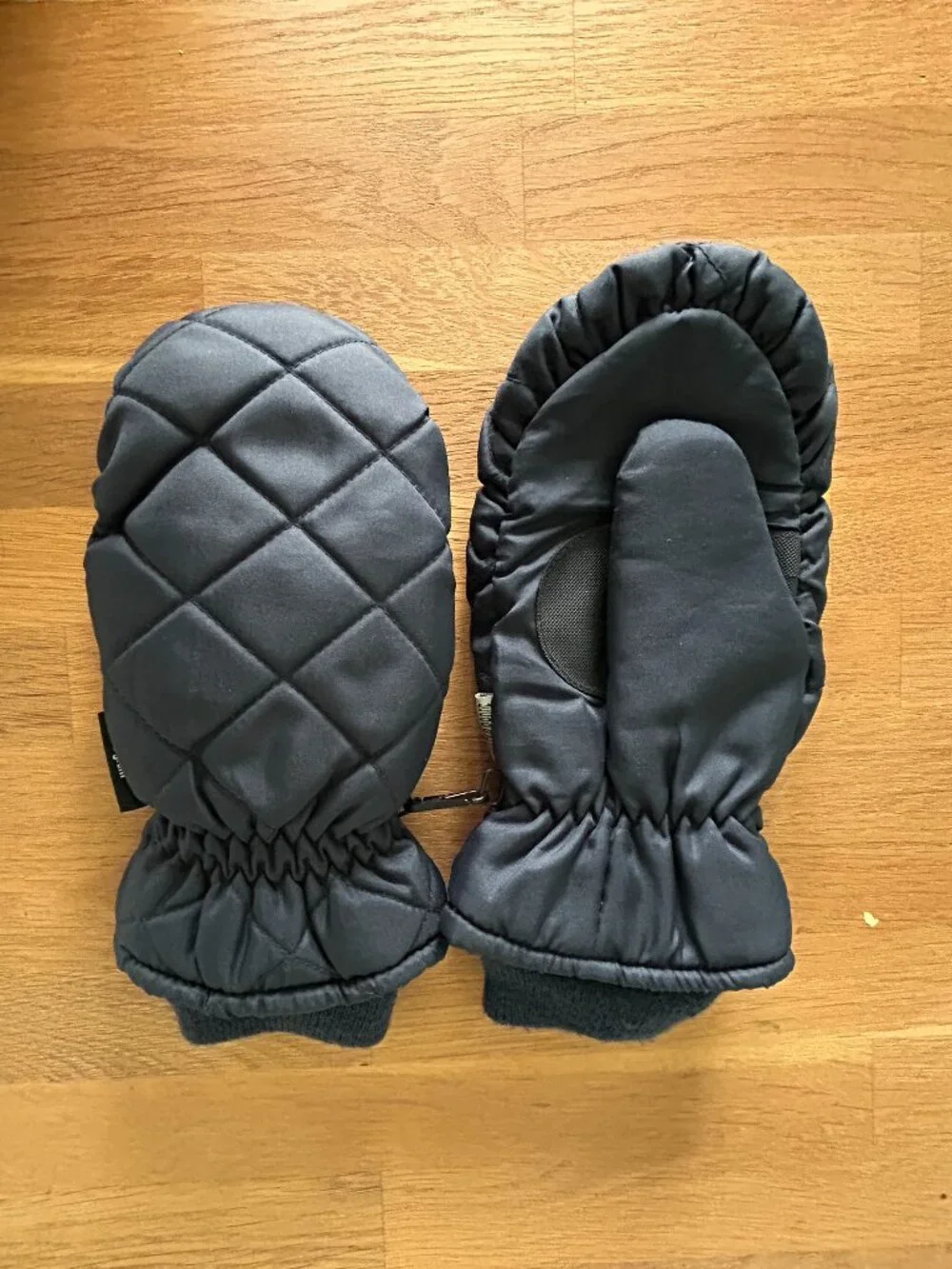 Kids Thinsulate Mittens Size M/L Medium Large Waterproof Navy Fleece Lined